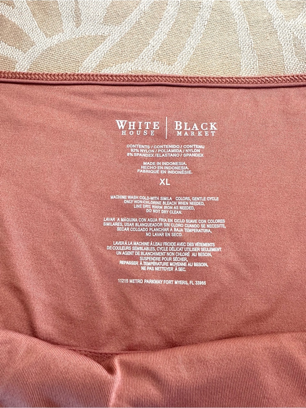 White House Black Market Dusty Rose Adjustable Strap Cami XL - Picture 4 of 5
